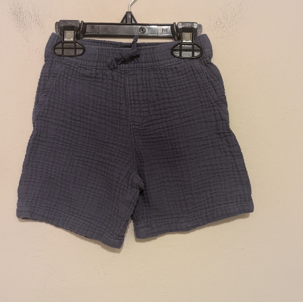 American Hawk Blue Textured Shorts size 24 months